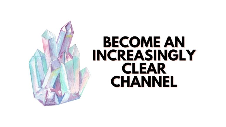 become a clear channel for light codes